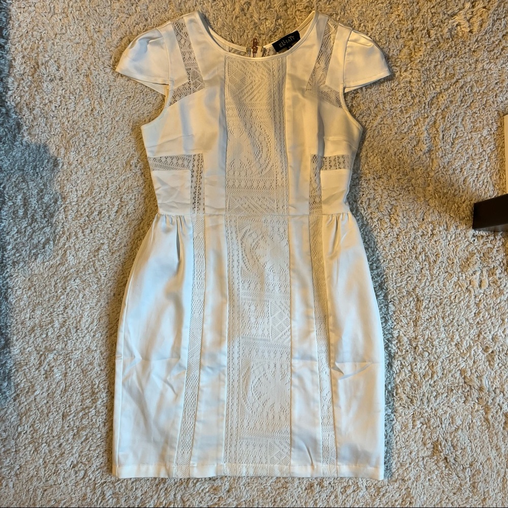 White ELLIATT dress. Perfect for spring!